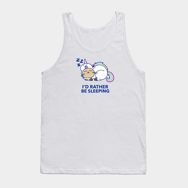 I'd Rather Be Sleeping Tank Top by Melo Designs